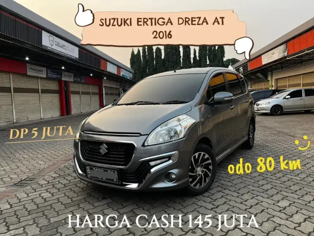 DP PROMO 5JT SUZUKI ERTIGA DREZA AT 2016 LOW KM 80RB !!