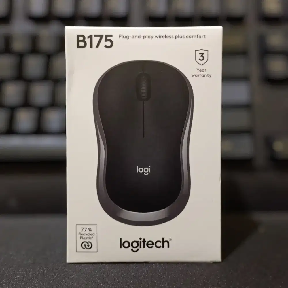 Mouse Wireless Logitech B175 New Original Garansi Resmi