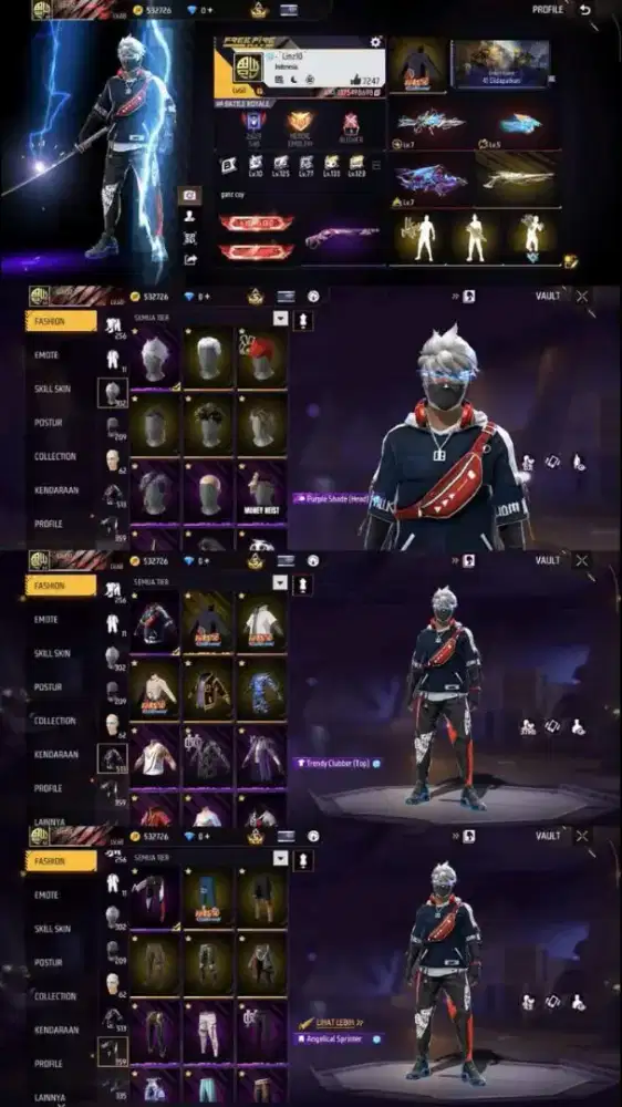 Jual akun ff aman dan amanah
