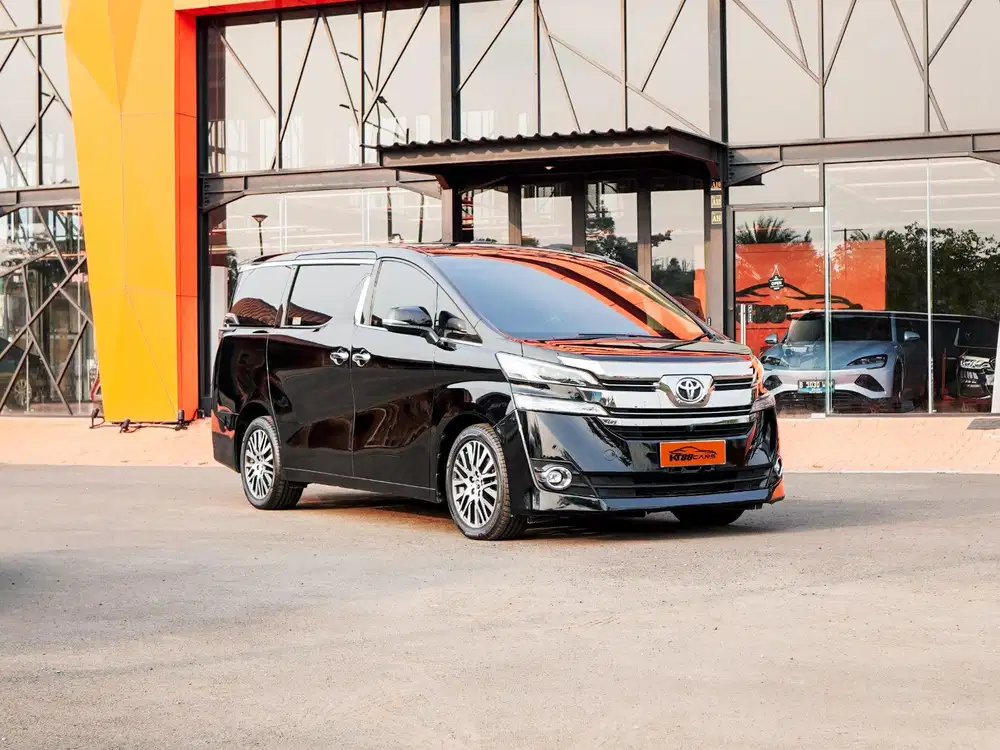 [BERGARANSI] TOYOTA VELLFIRE 2.5 G MATIC TAHUN 2017 HITAM GENAP