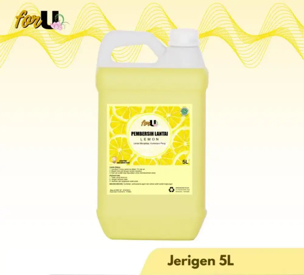 Pembersih Lantai / PEL Lantai 5 Liter aroma lemon