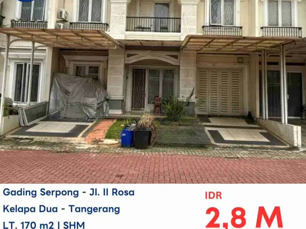 Jual Lelang Rumah Gading Serpong Tangerang