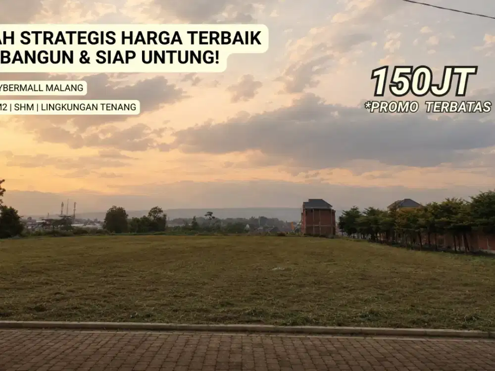 Tanah Murah 100 Jutaan Area Sukun Kota Malang