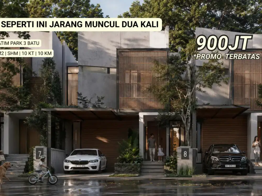 Kesempatan Terbatas! Villa Modern Dekat Jatim Park 3 Mulai 900 Jutaan
