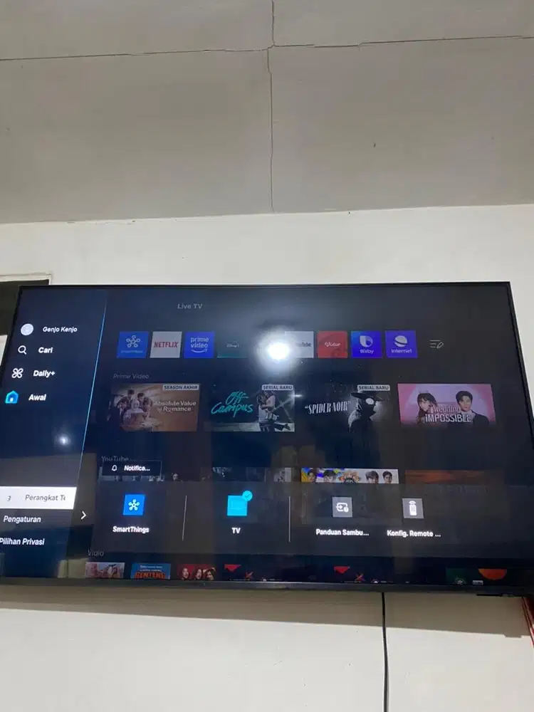 di jual 2 tv samsung 40inc dan shap 32 inc