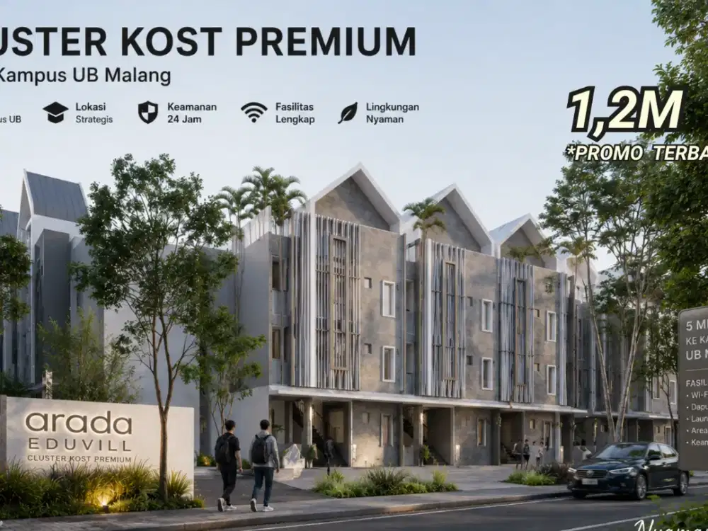 Rumah Kost Area Merjosari Cuma 5 Menit Dari Kampus UB Malang