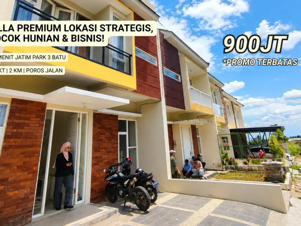 Villa Eksklusif Area Wisata Batu, Harga Mulai 800 Jutaan