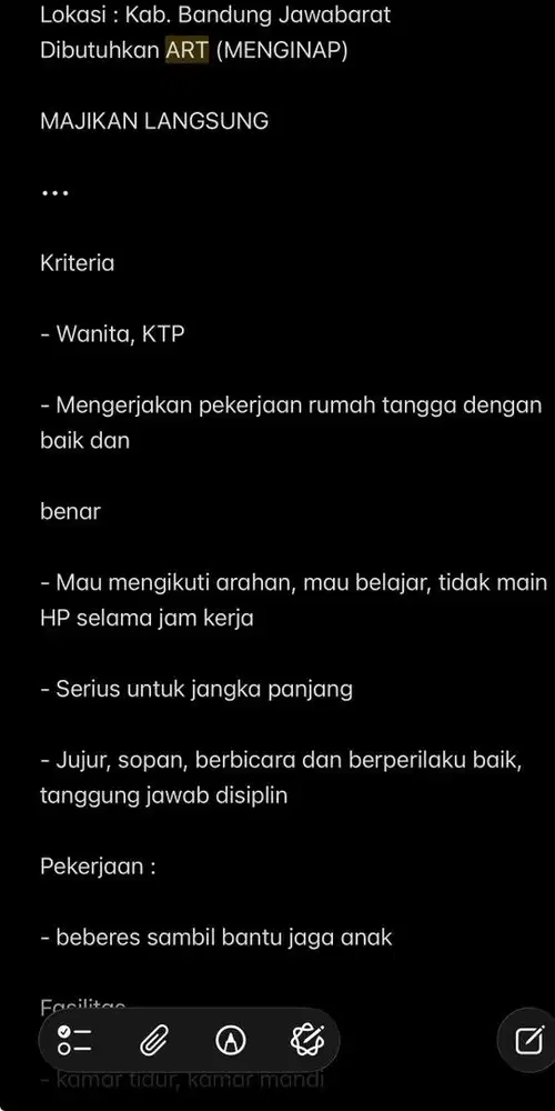 Asiata t rumah tangga