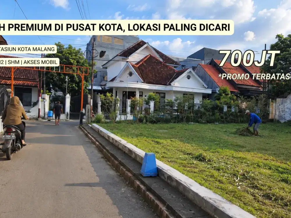 Jarang Ada! Tanah Pusat Kota Sawojajar 3 Menit ke Stasiun