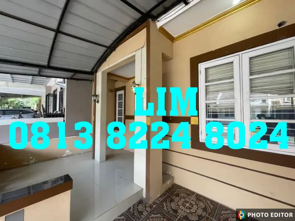 DIJUAL CEPAT DAN MURAH RUMAH SIAPHUNI DI PERUMAHAN KOTA WISATA CIBUBUR JAKARTA TIMUR