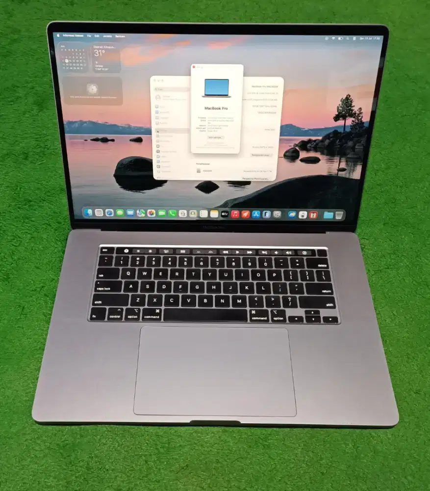 Apple MacBook Pro 2019 16inch i9 16/1 TB Grey Touchbar Dual VGA Murah