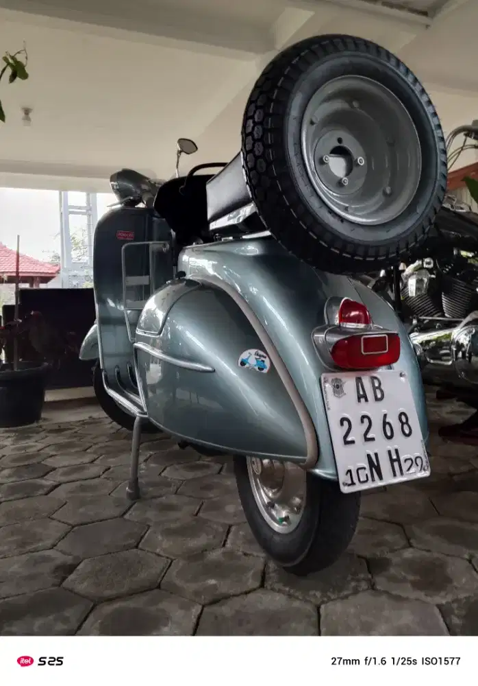 Vespa VBB 1962 Part Original, STNK dan BPKB