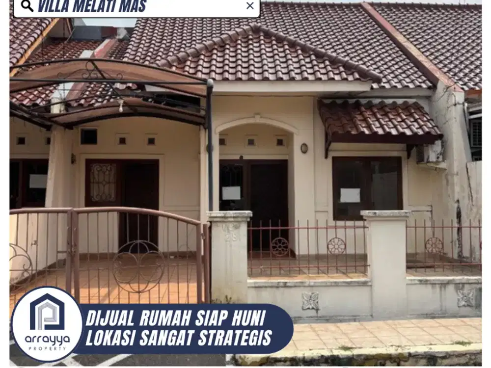 DIJUAL RUMAH NYAMAN SIAP HUNI VILLA MELATI MAS (LS129)