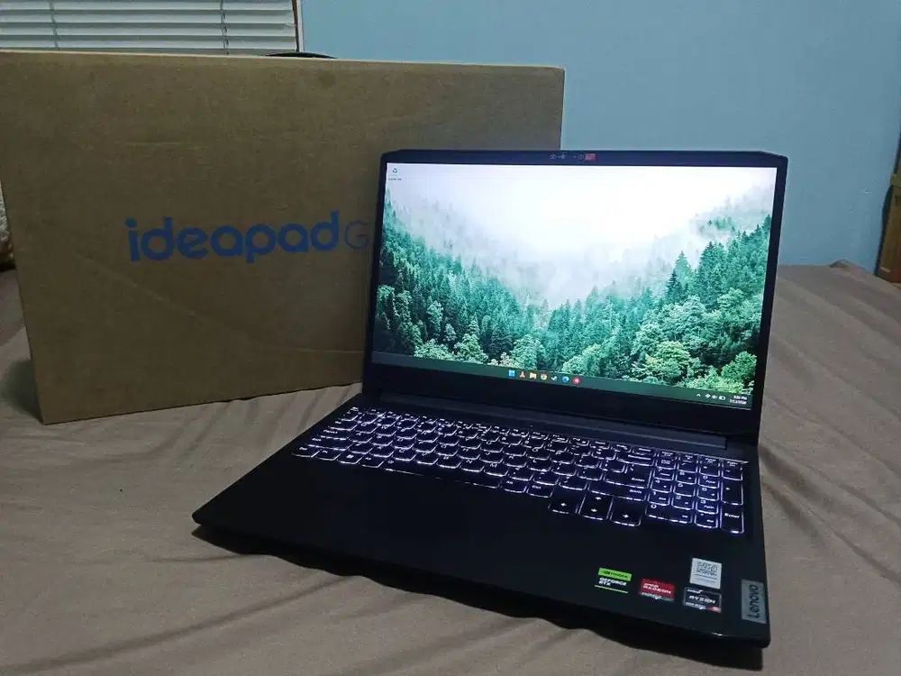 Laptop Lenovo Ideapad Gaming 3 Ryzen 5 5500H RTX 2050 RAM 16GB 144Hz