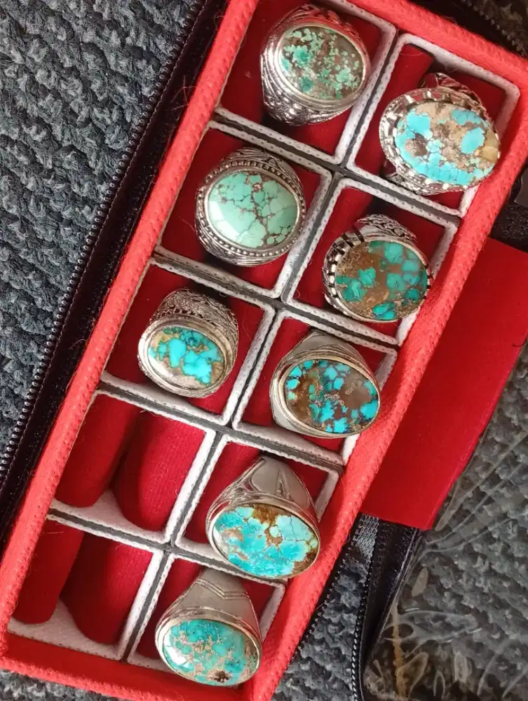 Batu cincin pirus siap pakai Murah