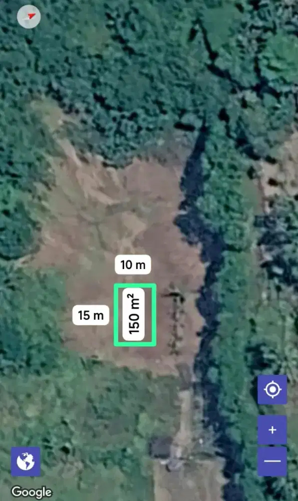 Dijual tanah 150 m² (P : 15 m x L : 10 m)