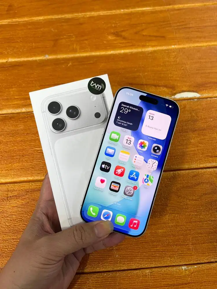 Iphone 17 Pro 1TB Silver Second Original IBOX
