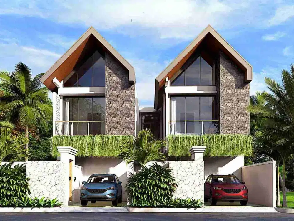 Di jual Vila modern tropis SHM 3 bed dekat dreamland beach Uluwatu