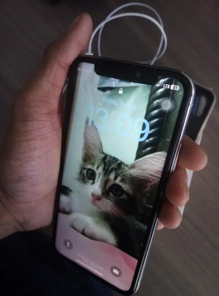 Iphone X 256Gb White Inter, Siap Pakai