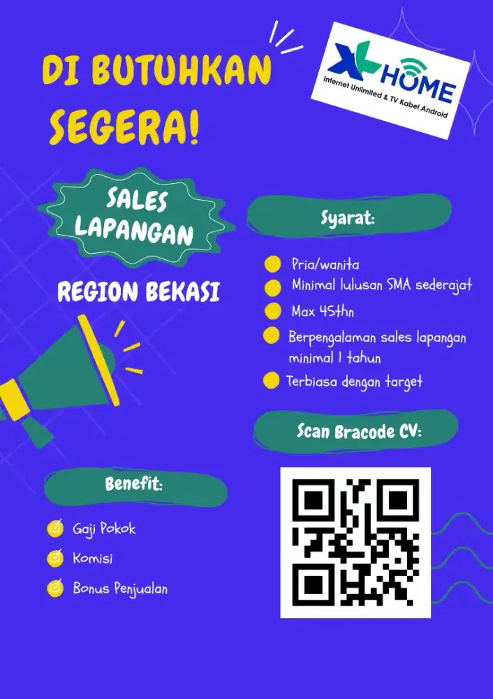 Dibutuhkan segera.. kuota 5 orang