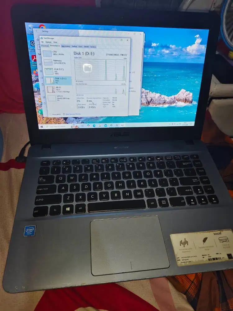 Laptop jual cepet Asus 10.0.19045