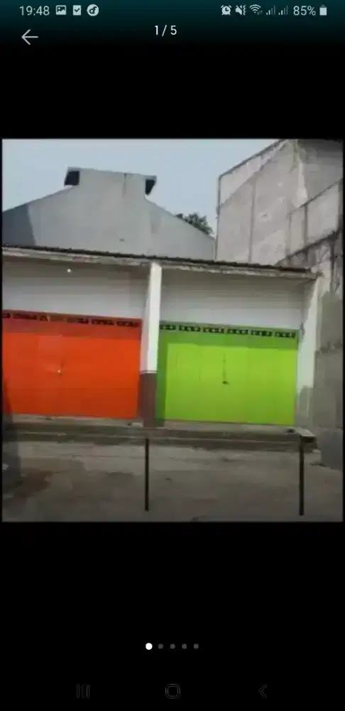 Disewakan kios luas daerah pabuaran cibinong bogor jalan besar