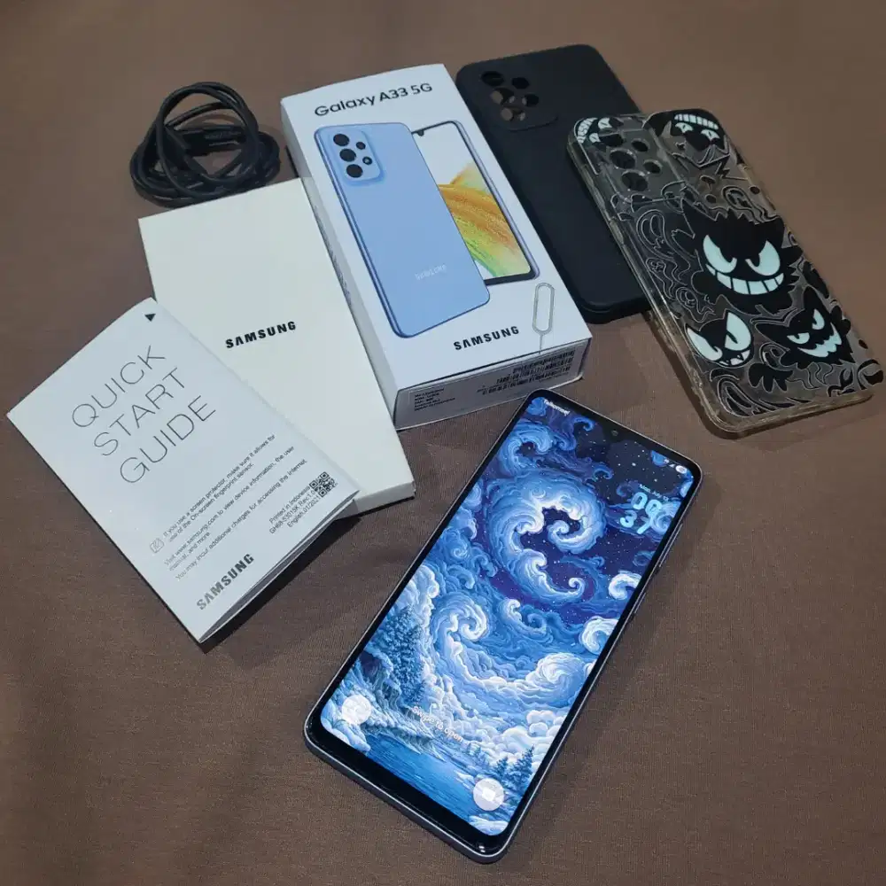 Android SAMSUNG Galaxy A33 5G 16GB 128GB RESMI SEIN Fullset No Minus