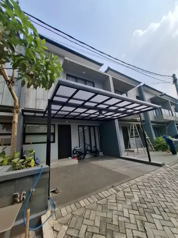 CANOPY ATAP KACA