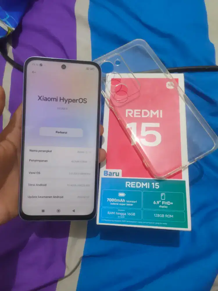 Redmi 15 8/128 Muluus Fullset