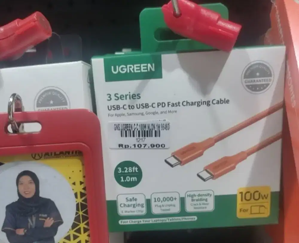 USB UGREEN CTOC 100W NYLON 1M