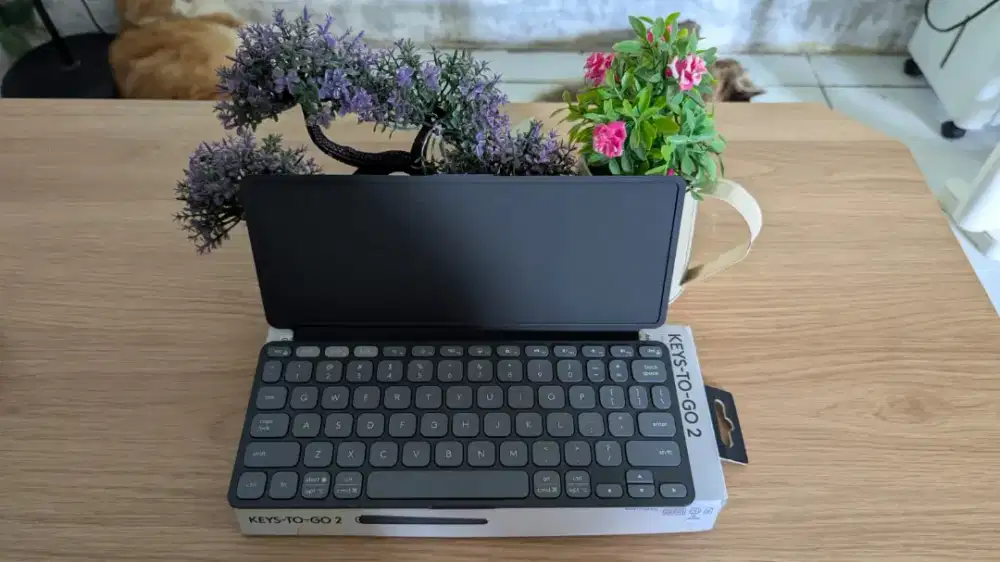 Keyboard Wireless Bluetooth Portable LOGITECH Keys To Go 2 Graphite