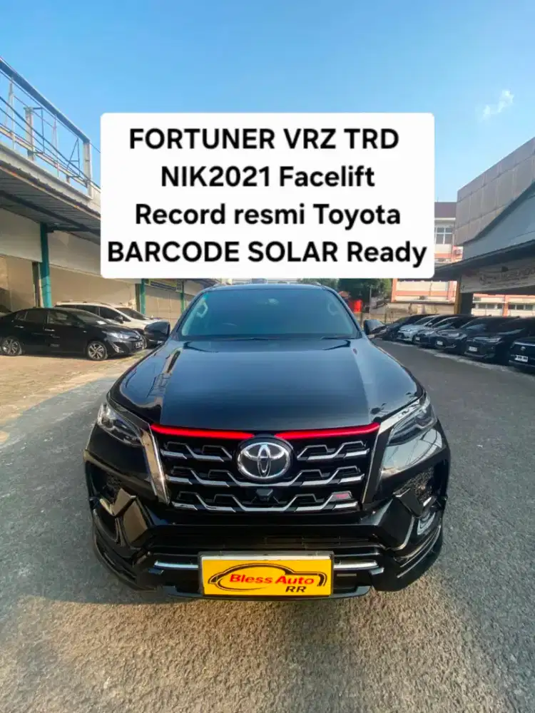 Toyota Fortuner VRZ 2021 Tdp70jt / 2020 hitam 2022 facelift diesel