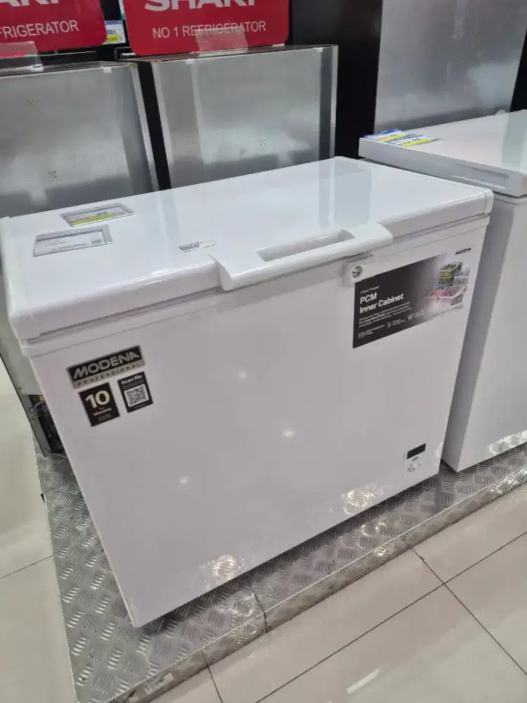Kredit Freezer Modena 210L Bunga bisa 0%