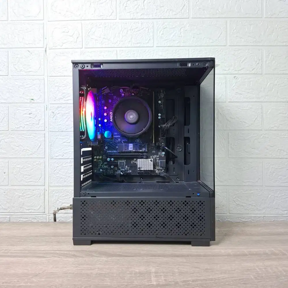 PC Gaming Ryzen 5 5500GT RAM 16GB SSD NVMe 256GB Case Inforce Fan RGB