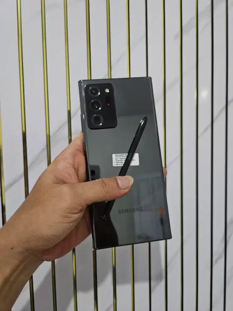 SAMSUNG NOTE 20 ULTRA 8/256GB BLACK RESMI SEIN (-garis sesuai gambar)