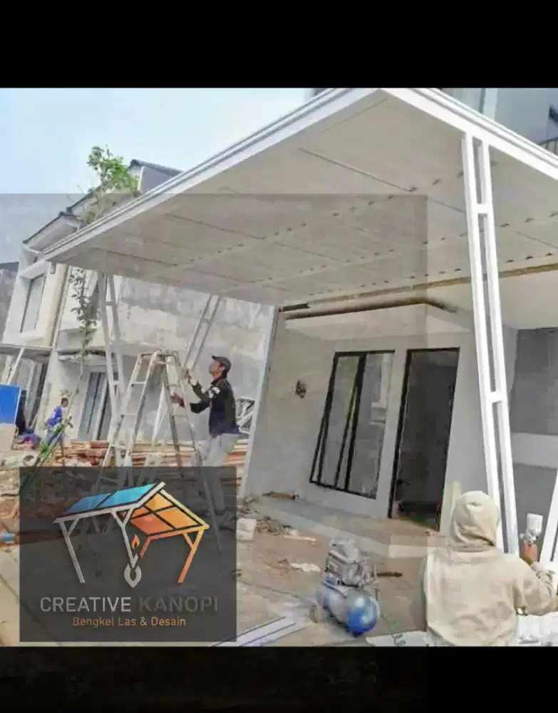 008 kanopi atap upvc alderon twinwall double layer