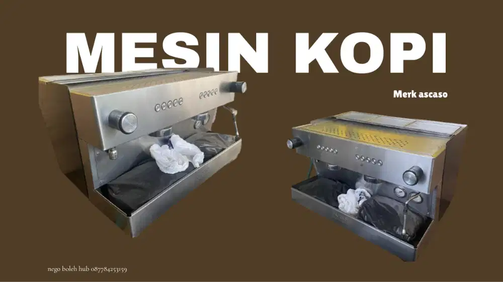 MESIN KOPI MERK ASCASO 2 KEPALA