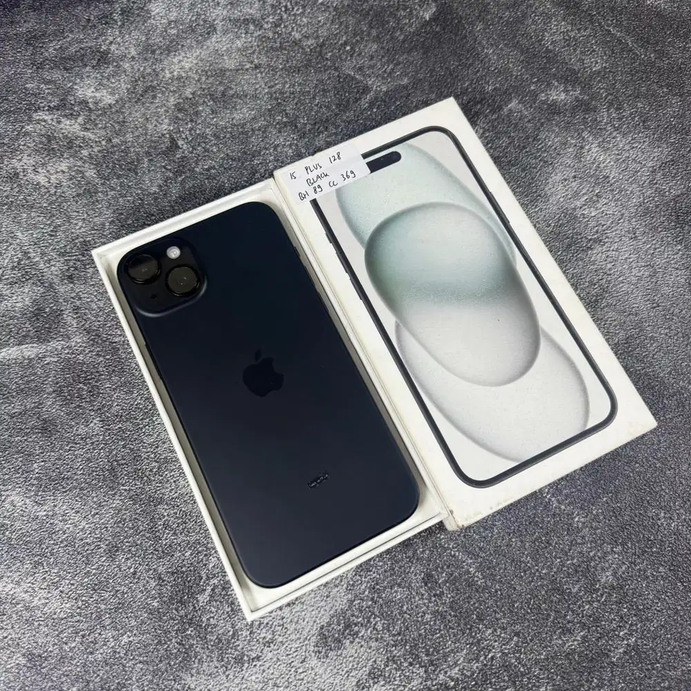 Iphone 15 Plus 128GB Black BH 89 CC 369 Ibox