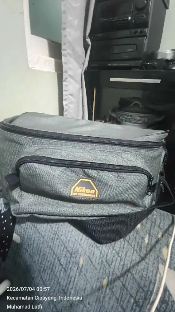 Tas camera, kamera original ukuran besar brand Nikon