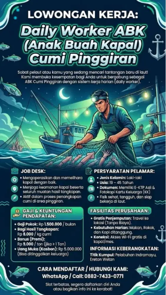 LOWONGAN PEKERJAAN ABK
