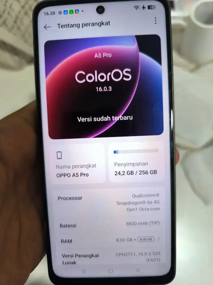 oppo a5 pro 4g 8/256