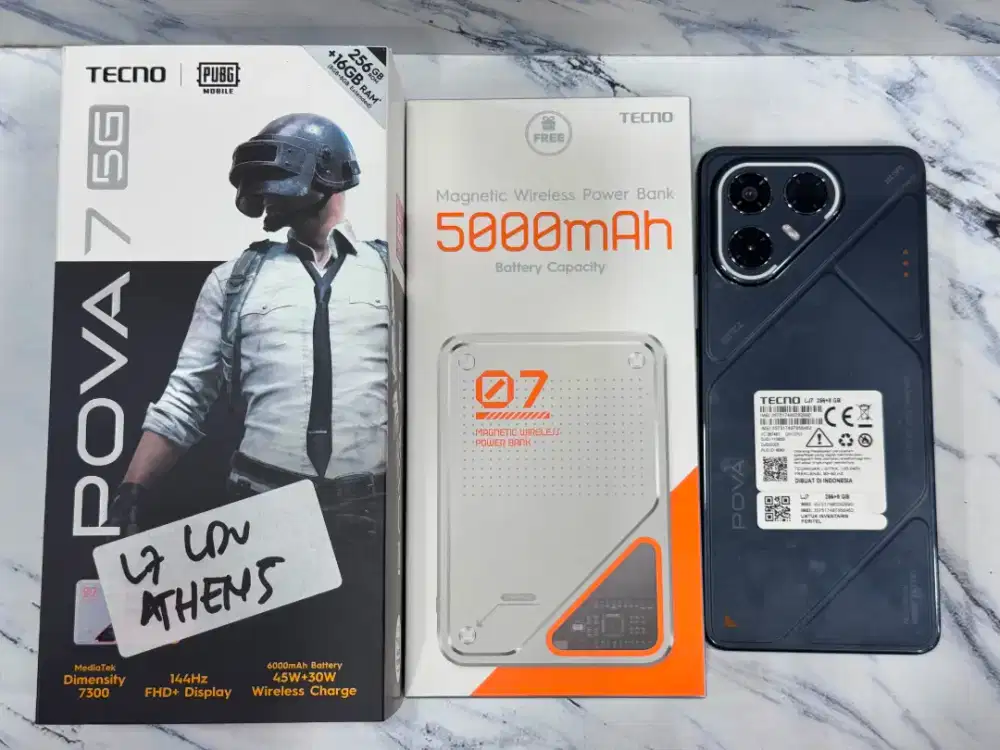 Second Tecno Pova 7 8+8/256gb Ex Display Free Magnetic Wirelles