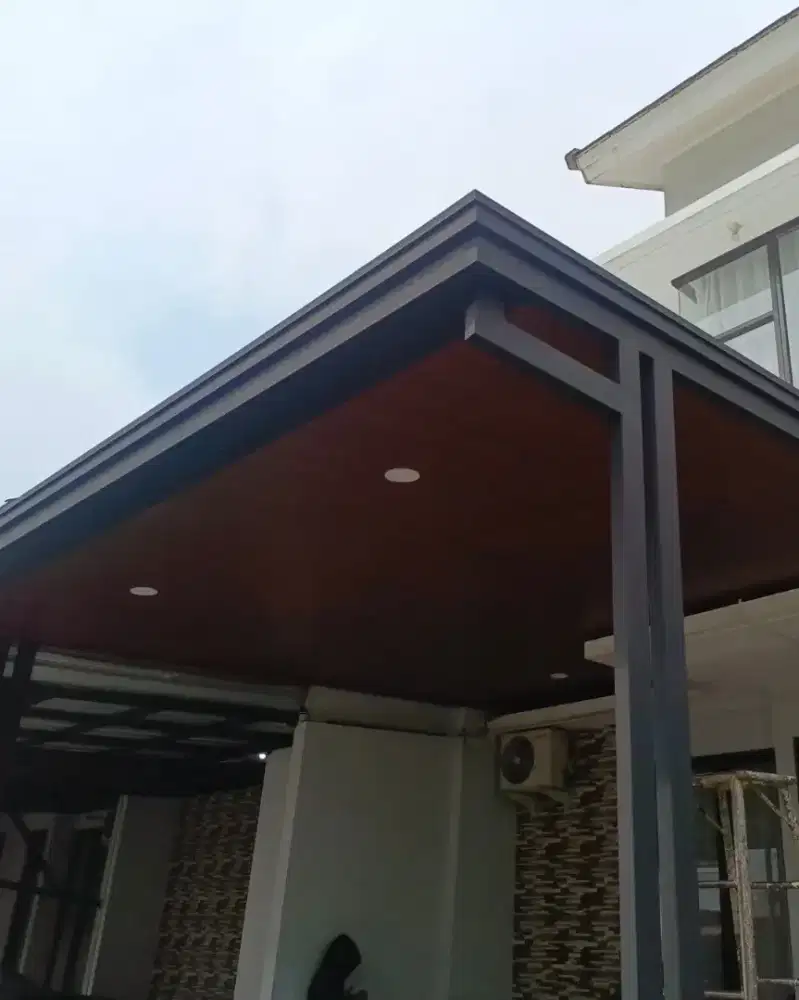 kanopi minimalis plafon pvc modern