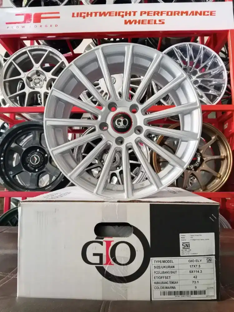 Velg gio ely r17 5x114 lbr7,5 et42