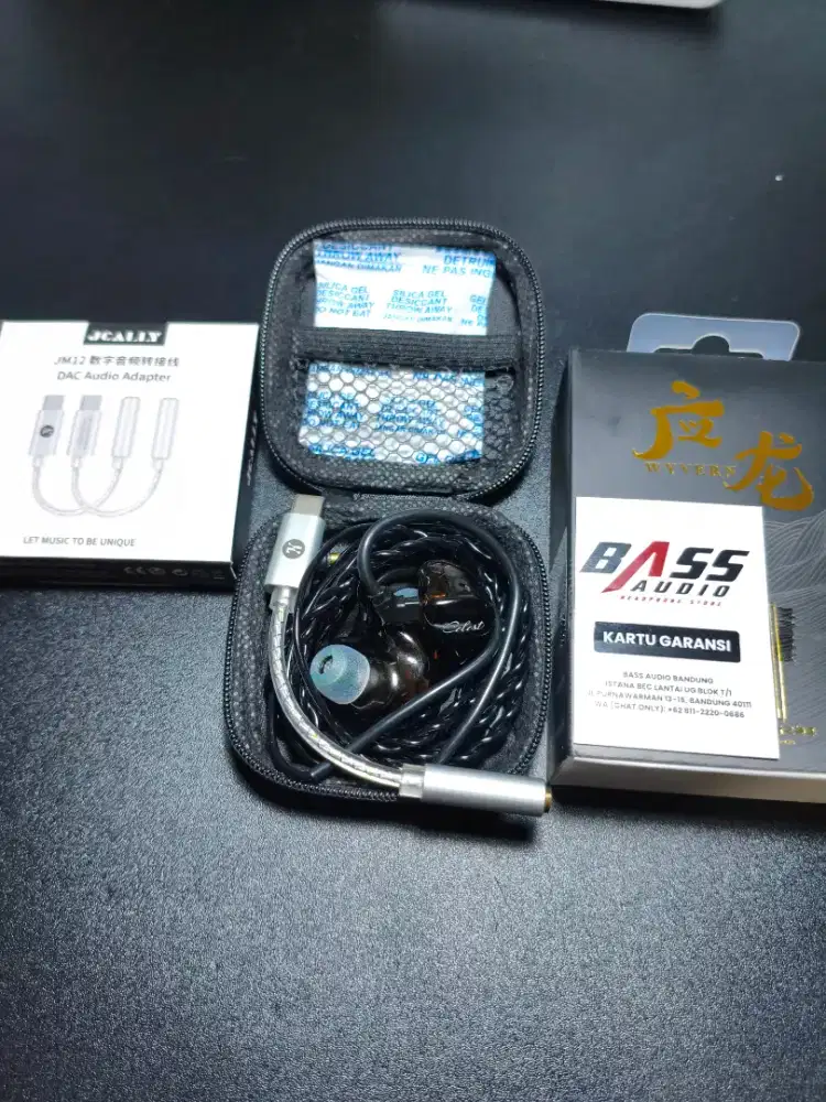 In ear monitor kinera wyvern black dan dac jcally jm12