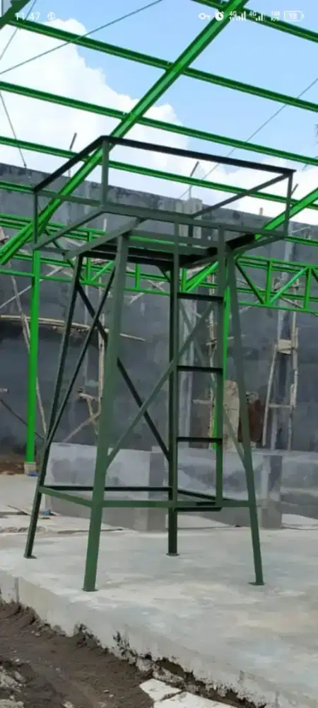 tiang toren tinggi 2 meter untuk toren 1000 liter