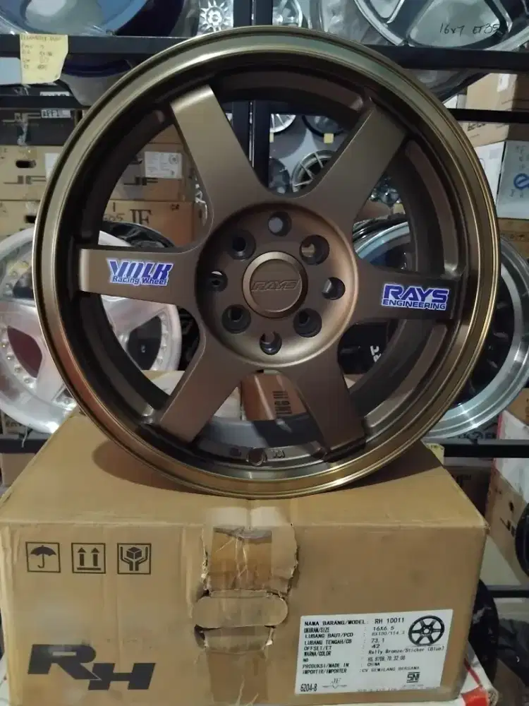 Velg te37 r16 4x100/114 lbr6,5 et42
