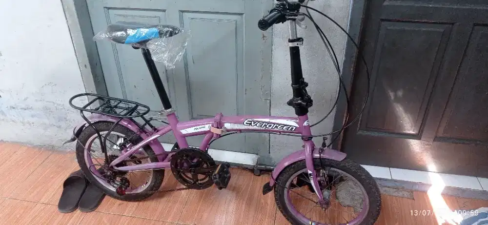 SEPEDA LIPAT EVERGREEN UK 16 DOUBLE SPEED