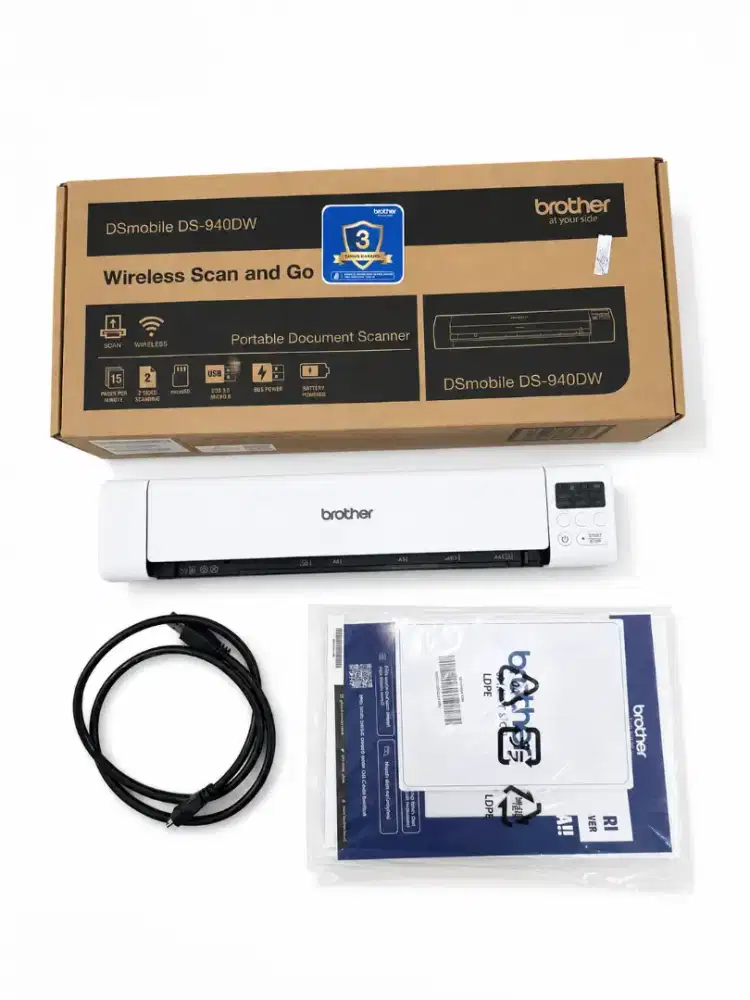 Dijual mobile scanner Brother DS-940DW