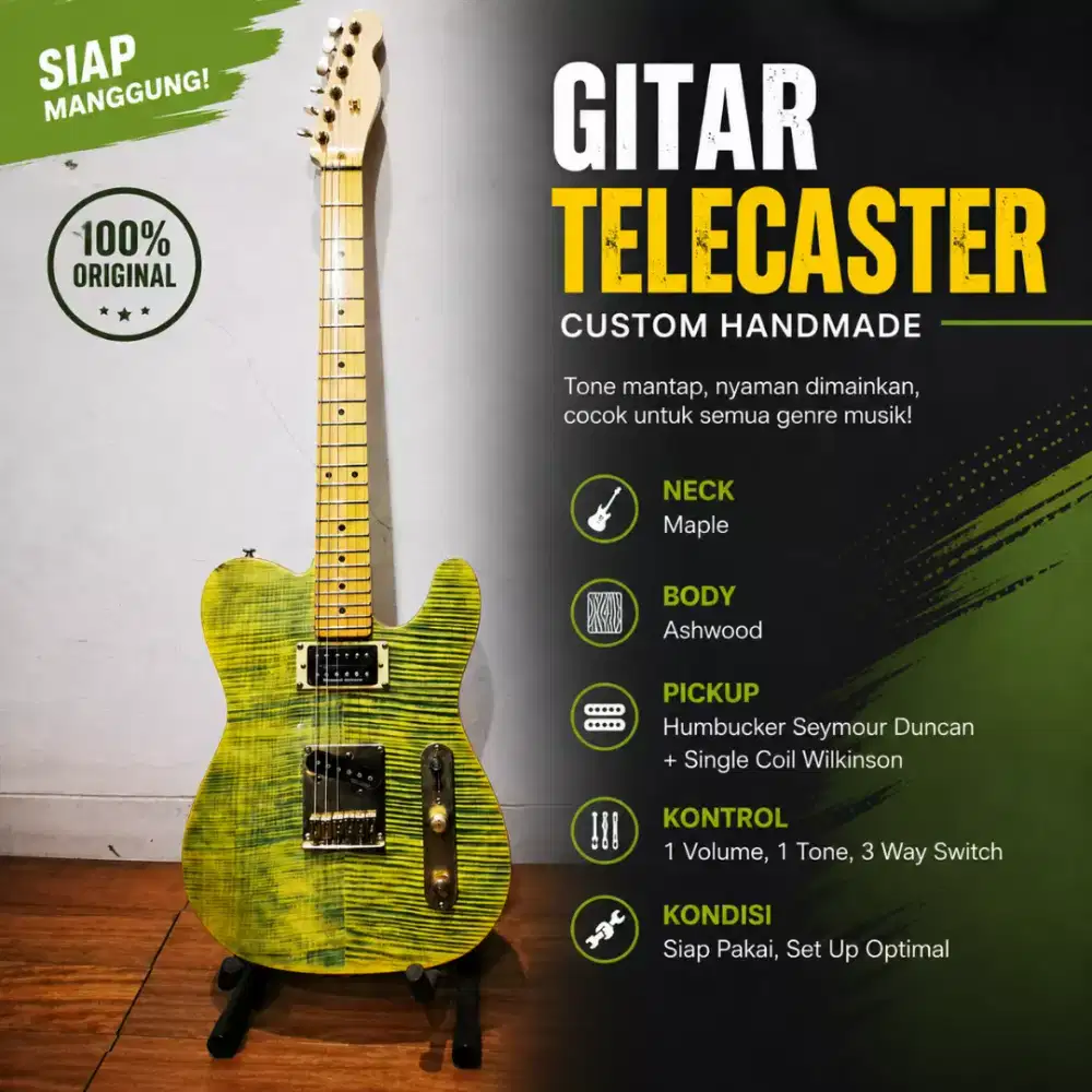 Gitar Telecaster Custom berkelas